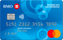 Carte MasterCard BMO à taux préférentiel